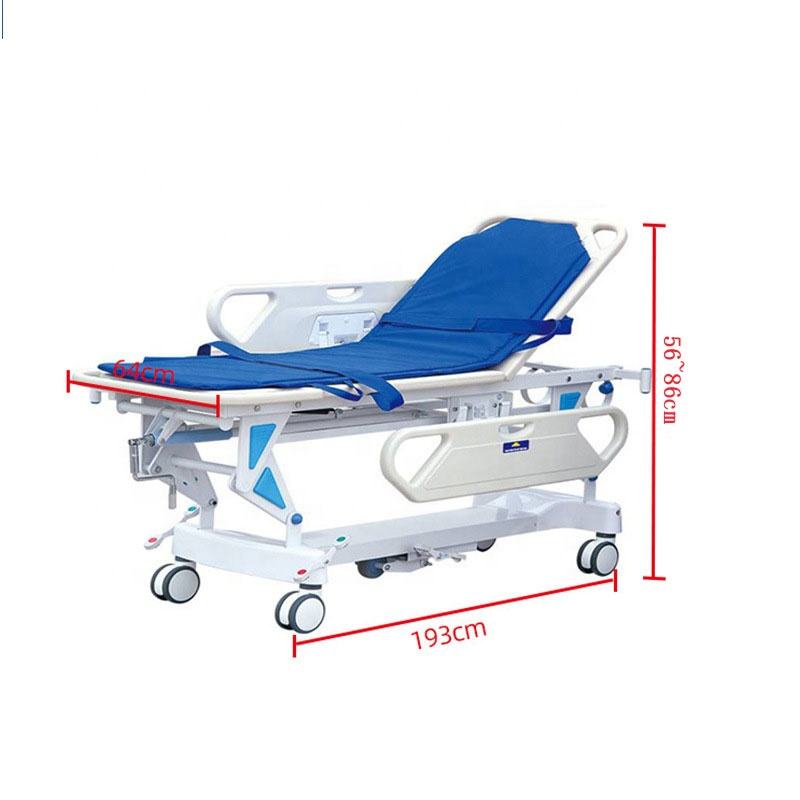 Bệnh nhân bệnh nhân hoạt động Chiều cao điều chỉnh chuyển nhượng giường cáng khẩn cấp xe củng cố xe cứu hộ abs