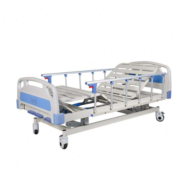 Được sản xuất tại Trung Quốc 3 Hướng dẫn tay quay ICU Bệnh nhân y tế Bệnh nhân điều dưỡng Bệnh nhân Bed được sử dụng cho bệnh viện và phòng khám