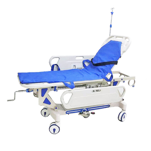 Hướng dẫn sử dụng thủy lực Bệnh viện ABS ABS Nhựa y tế khẩn cấp cáng xe đẩy bệnh nhân vận chuyển xe đẩy