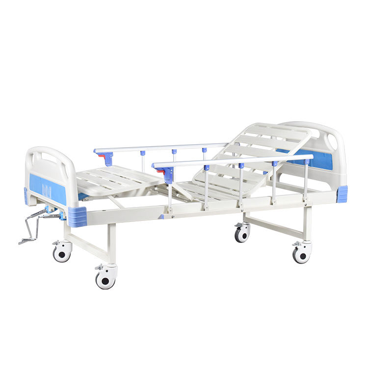 Đồ nội thất y tế Hai tay quay có thể điều chỉnh Giường y tế 2 Chức năng Bệnh viện Bệnh viện Bệnh viện