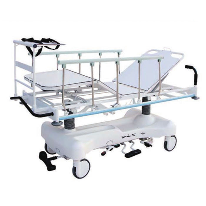 Thiết bị y tế Hướng dẫn sử dụng Thép không gỉ Bệnh viện di động đã sử dụng xe cứu thương Gurney