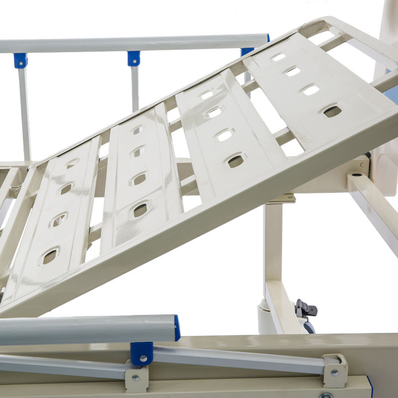 Thiết bị nội thất Bệnh viện Bán nóng Sức khỏe Chăm sóc sức khỏe 2 Hướng dẫn sử dụng Crank Hai chức năng Giá giường y tế cho người già