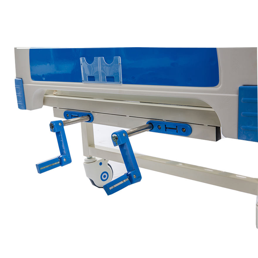 Thiết bị nội thất Bệnh viện Bán nóng Sức khỏe Chăm sóc sức khỏe 2 Hướng dẫn sử dụng Crank Hai chức năng Giá giường y tế cho người già