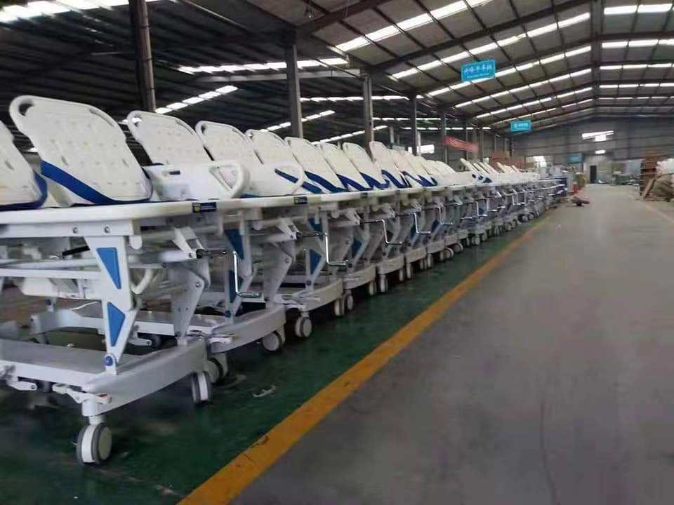 Bệnh viện khẩn cấp sơ cứu ICU xe sang trọng bằng phẳng cho bệnh nhân chuyển thiết bị xe cứu thương cáng cho phòng bệnh nhân