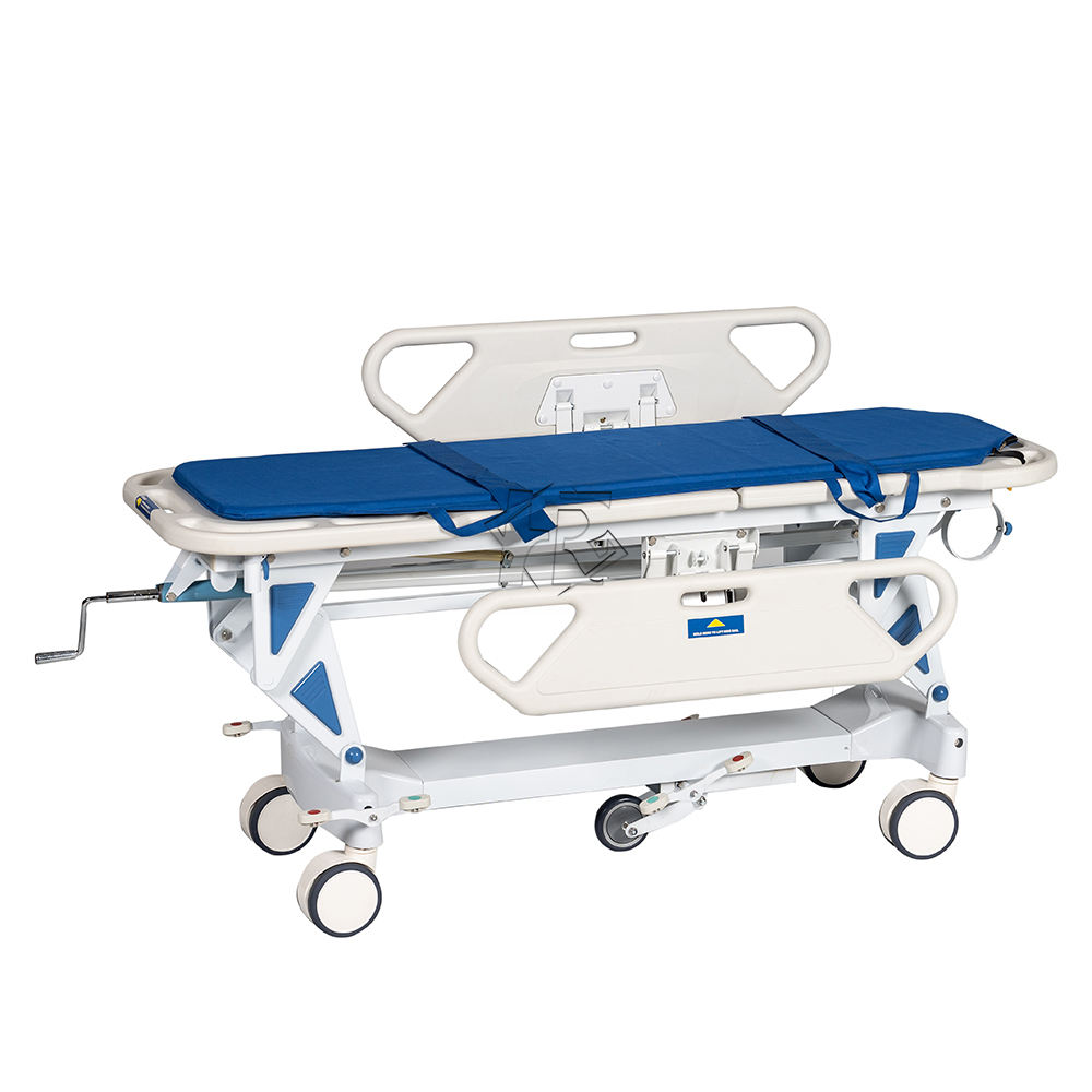 Bệnh viện bệnh nhân vận chuyển xe đẩy giường bệnh nhân cáng bệnh nhân