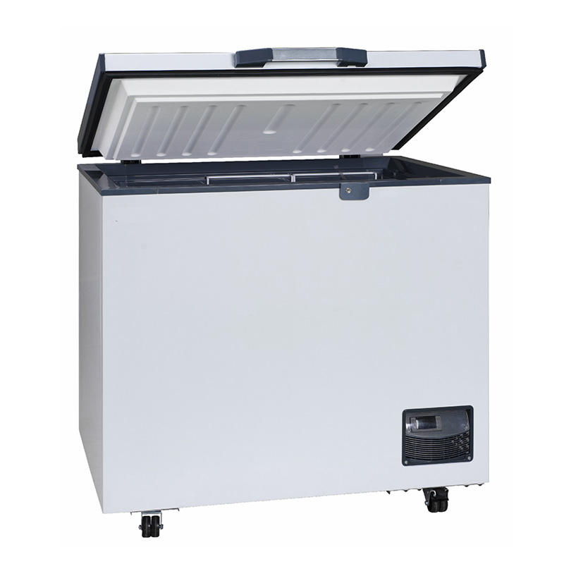 Phòng thí nghiệm Trung Quốc Tủ đông sâu -25 độ an toàn và bền kích thước nhỏ 100L Tủ đông nhiệt độ thấp ngang