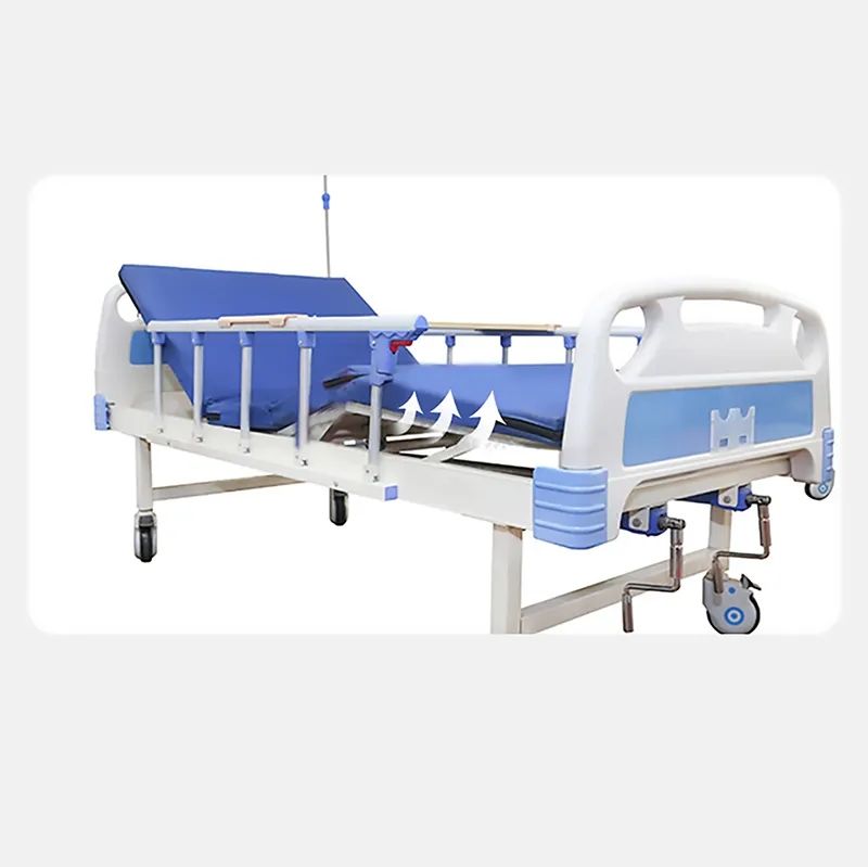 2 giường bệnh viện điều chỉnh Giường điều dưỡng có thể điều chỉnh Giường điều dưỡng với nệm cho bệnh nhân chăm sóc bệnh nhân