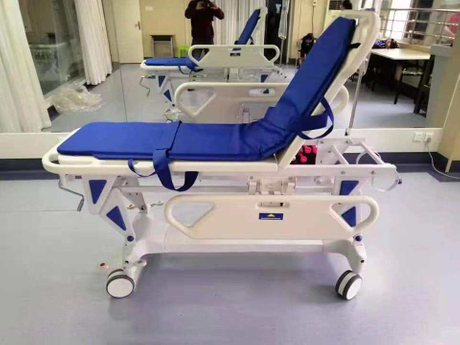 Bệnh viện khẩn cấp sơ cứu ICU xe sang trọng bằng phẳng cho bệnh nhân chuyển thiết bị xe cứu thương cáng cho phòng bệnh nhân