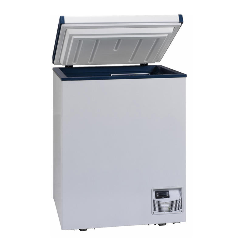 Phòng thí nghiệm Trung Quốc Tủ đông sâu -25 độ an toàn và bền kích thước nhỏ 100L Tủ đông nhiệt độ thấp ngang