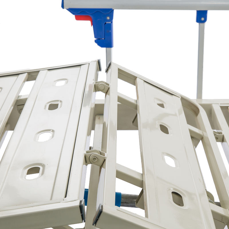 Thiết bị nội thất Bệnh viện Bán nóng Sức khỏe Chăm sóc sức khỏe 2 Hướng dẫn sử dụng Crank Hai chức năng Giá giường y tế cho người già
