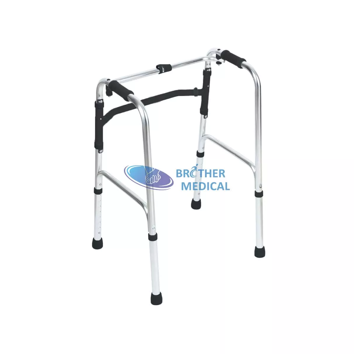 Xe tập đi phục hồi chức năng có thể điều chỉnh độ cao có ghế ngồi cho người cao tuổi
