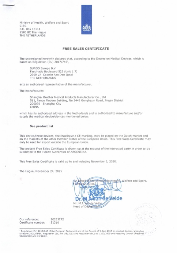  Chứng nhận The Hague FSC Sungo GIẤY CHỨNG NHẬN BÁN HÀNG MIỄN PHÍ 