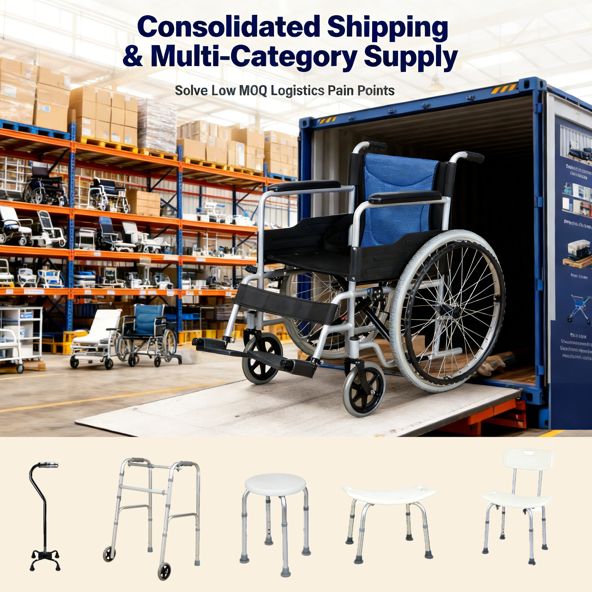 Chuỗi cung ứng vận chuyển hợp nhất v&agrave; đa danh mục