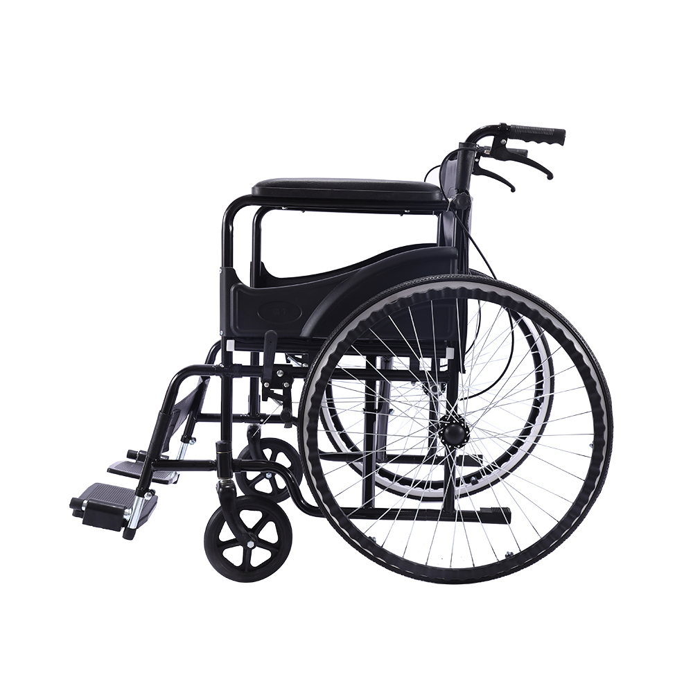 Giá rẻ xe lăn có thể gập bằng thép mới
