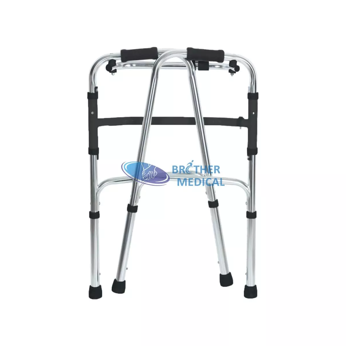 Xe tập đi phục hồi chức năng có thể điều chỉnh độ cao có ghế ngồi cho người cao tuổi