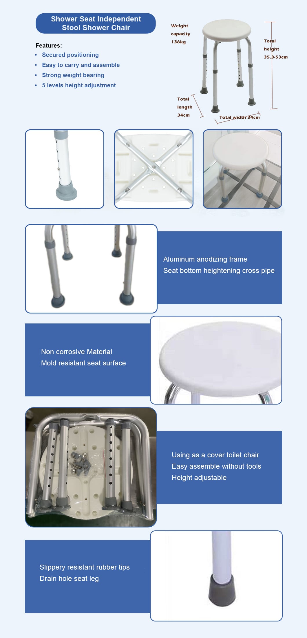 Th&ocirc;ng số ghế tắm ghế BME330 