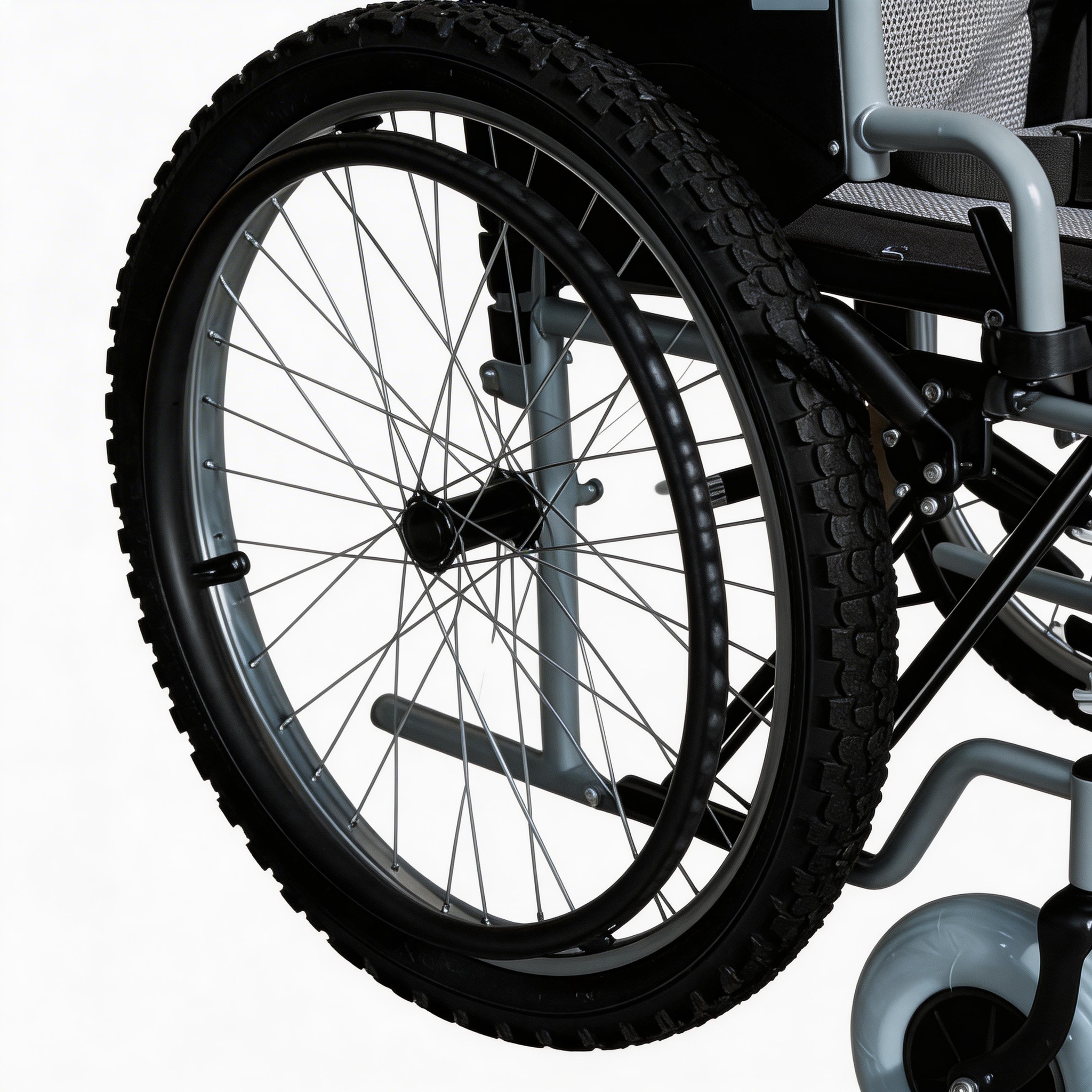 Bán buôn Xe lăn bằng tay dành cho mọi địa hình Fat Tyre | Bánh sau có thể tùy chỉnh & Khung thép chịu lực cao