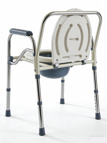 Ghế commode nhựa gấp với ghế ngồi trong nhà vệ sinh với tay vị