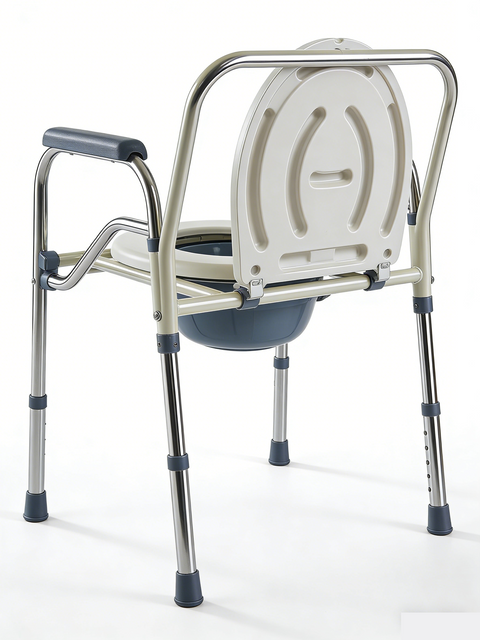  Ghế commode nhựa gấp với ghế ngồi trong nhà vệ sinh với tay vị