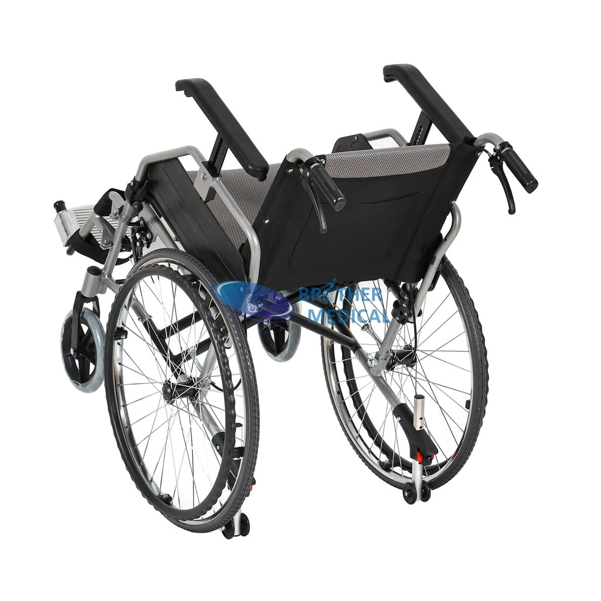 Xe lăn có thể điều chỉnh chiều cao đa chức năng bằng nhôm