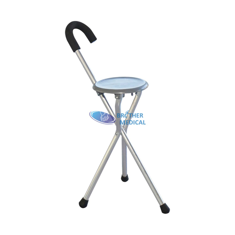 Chiều cao có thể điều chỉnh ghế bằng nhôm có thể phục hồi đi bộ di động với ghế ngồi