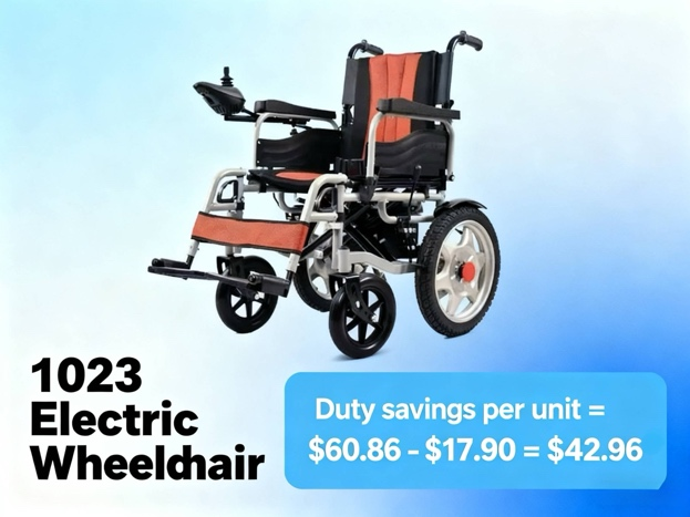 Xe lăn điện Model 1023
